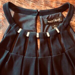 White House Black Market Retro 1970’s Neck blouse XS